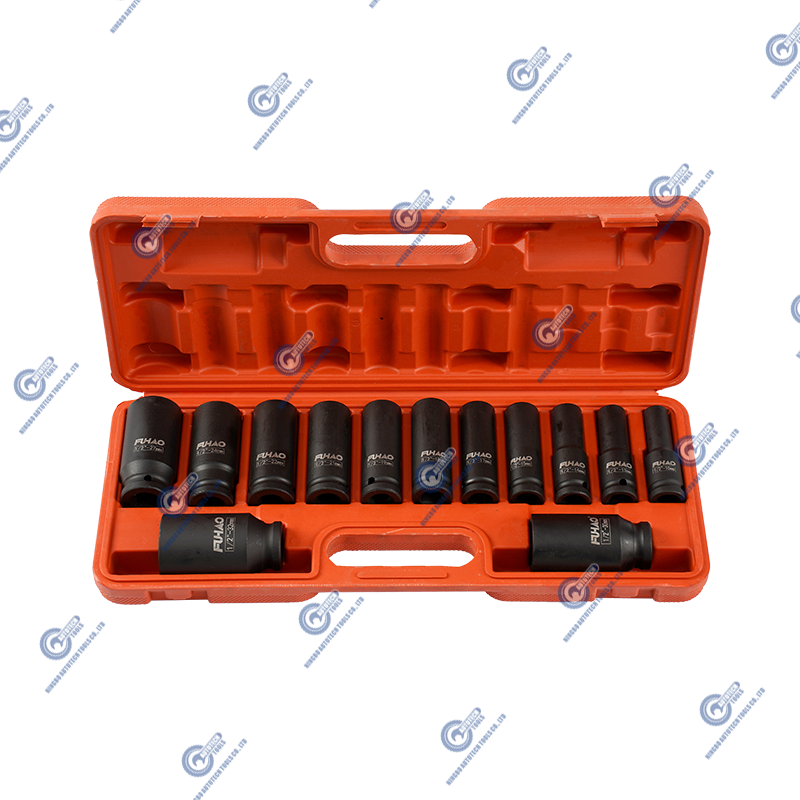 13 stuks 1/2 inch drive diep impact socket set