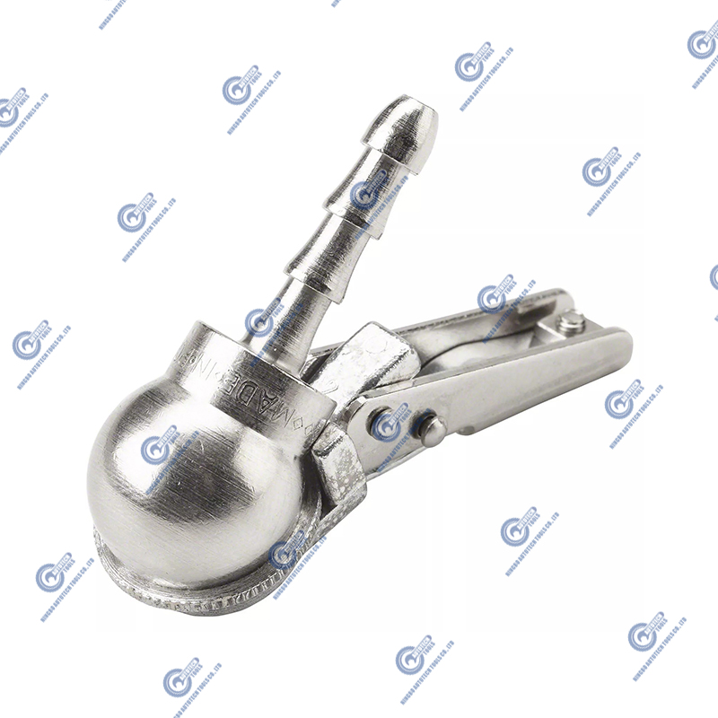 AC-06HD Standaard BORE BORE BALLOET AIR KUCK MET CLIP, 9 mm slang Barb